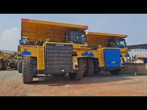 Ten 100 toner Komatsu dump trucks to Bibiani Site